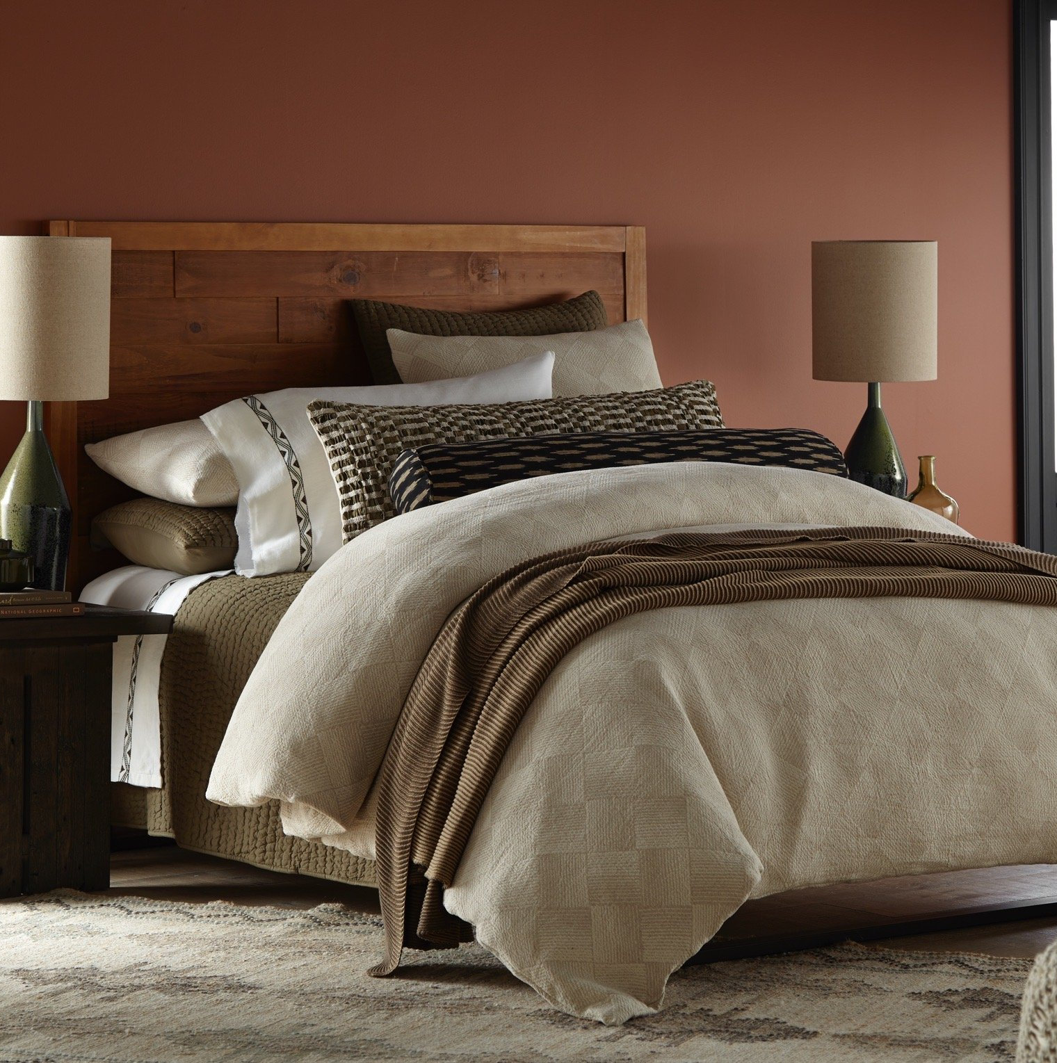MAEVE QUILT, GREEN SET, King Quilt + 2 Shams