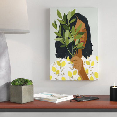 «Botany Portrait I», peinture sur toile