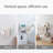 12 " Plastic 1 - Bar Wall Towel Rack