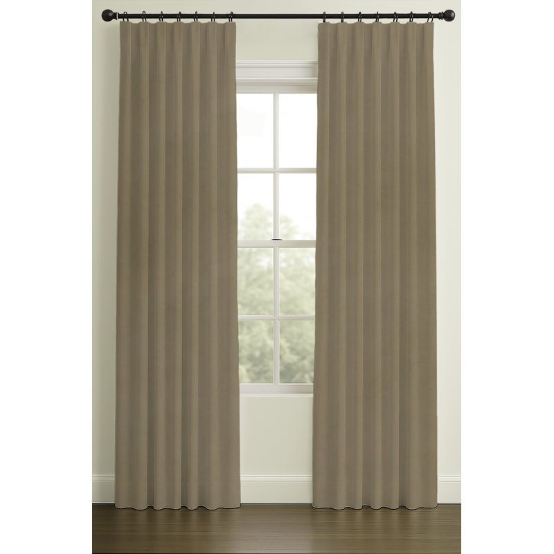 Plume obscurcissante Westcliffe, L 33 po x L 96 po, Simple, Pli inversé