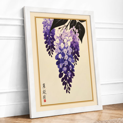 Wisteria in Bloom Japandi - Framed Print