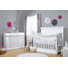 Primo 2 -Piece Nursery Furniture Set with Height Adjustable Standard Crib