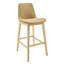Amar Bar Stool In Fabric And Natural Ash Base - Set Of 1-952836603