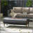 Rectangular Steel Propane Fire Pit Table 40000 BTU For Outdoor Patio Garden Backyard