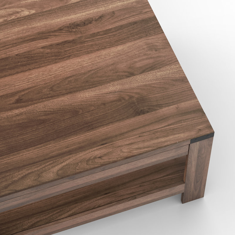 Table basse Zara, Noyer foncé