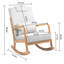Chaise berçante moderne rembourrée-874699942