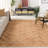 Cidalino Natural Fiber Hand Loomed Jute Pile Geometric Rug-1777080671