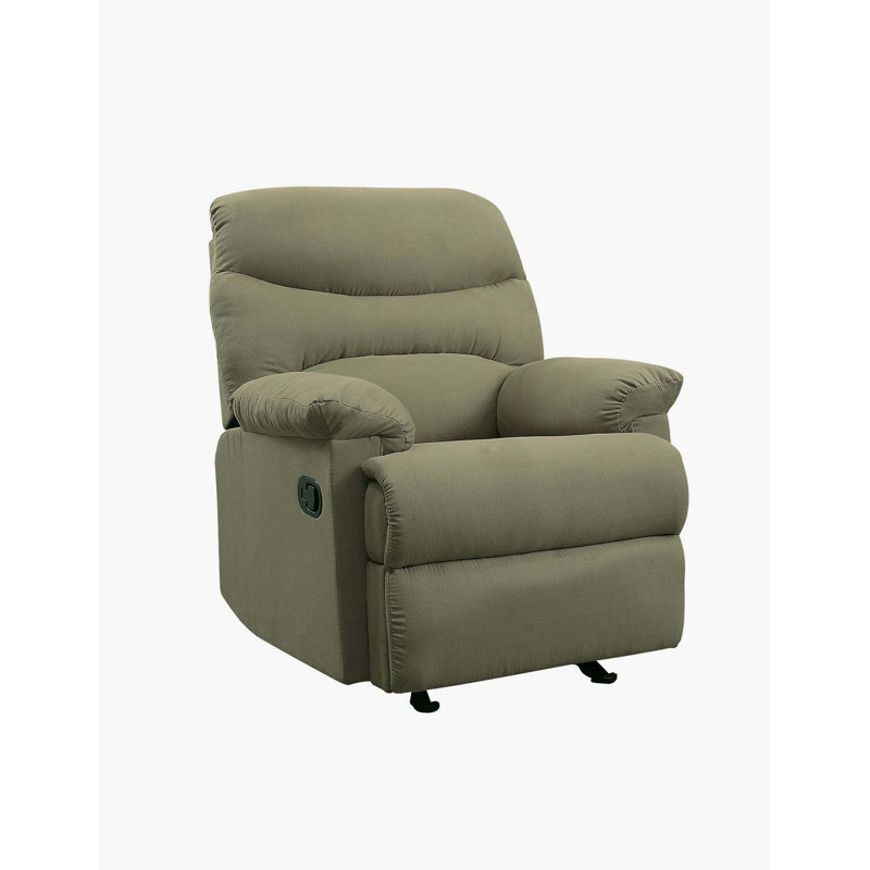Astrea Upholstered Power Recliner, Sage Fabric