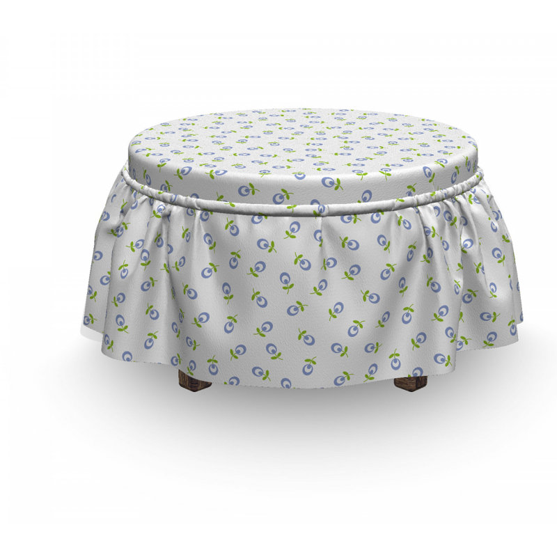 Box Cushion Ottoman Slipcover