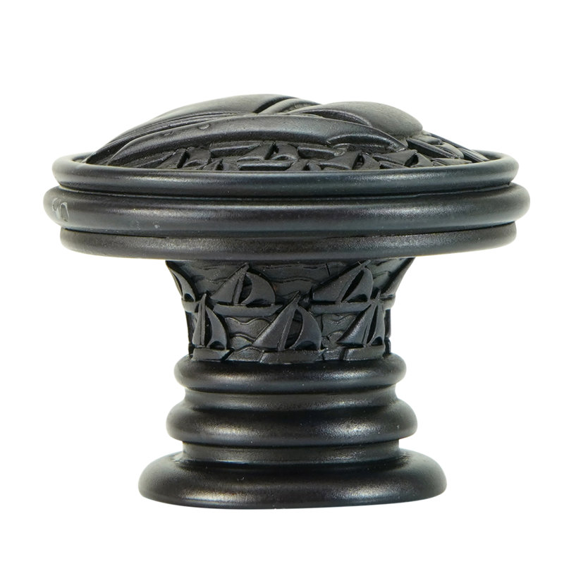 YACHT CLUB SAILBOAT KNOB, Black