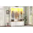 Elegant APP Controlled LED Light Hall Tree With 9 Hooks, Roman Column Design, And 3 Large Cabinets For Entryway Organization-849502957