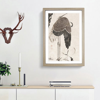 Crane by Ito Jakuchu - Picture Frame Painting Print
