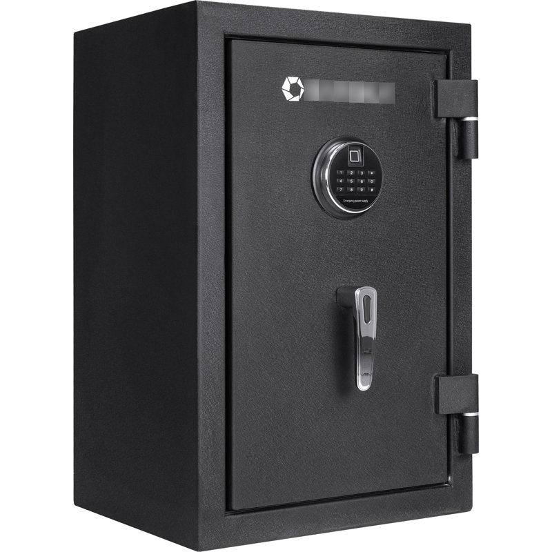 Coffre-fort 2.02 pi cubes avec 2 codes à broches et mode d'accès silencieux avec clavier biométrique