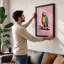 Skateboard Macaw Modern 1 Piece Single Picture Frame Wall Art-187731502-187731503
