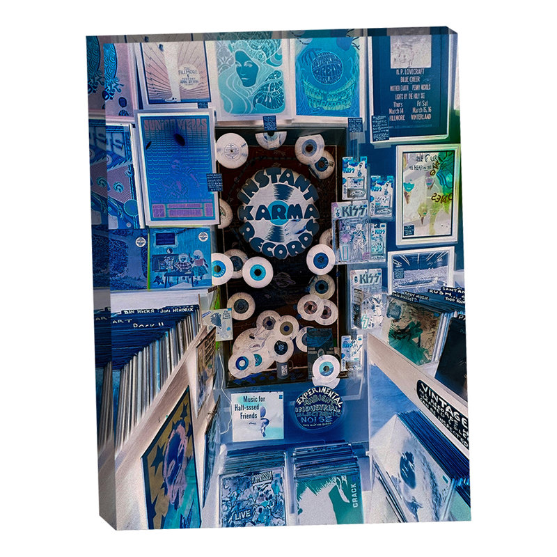 Instant Karma Vinyle Blues 30 x 40