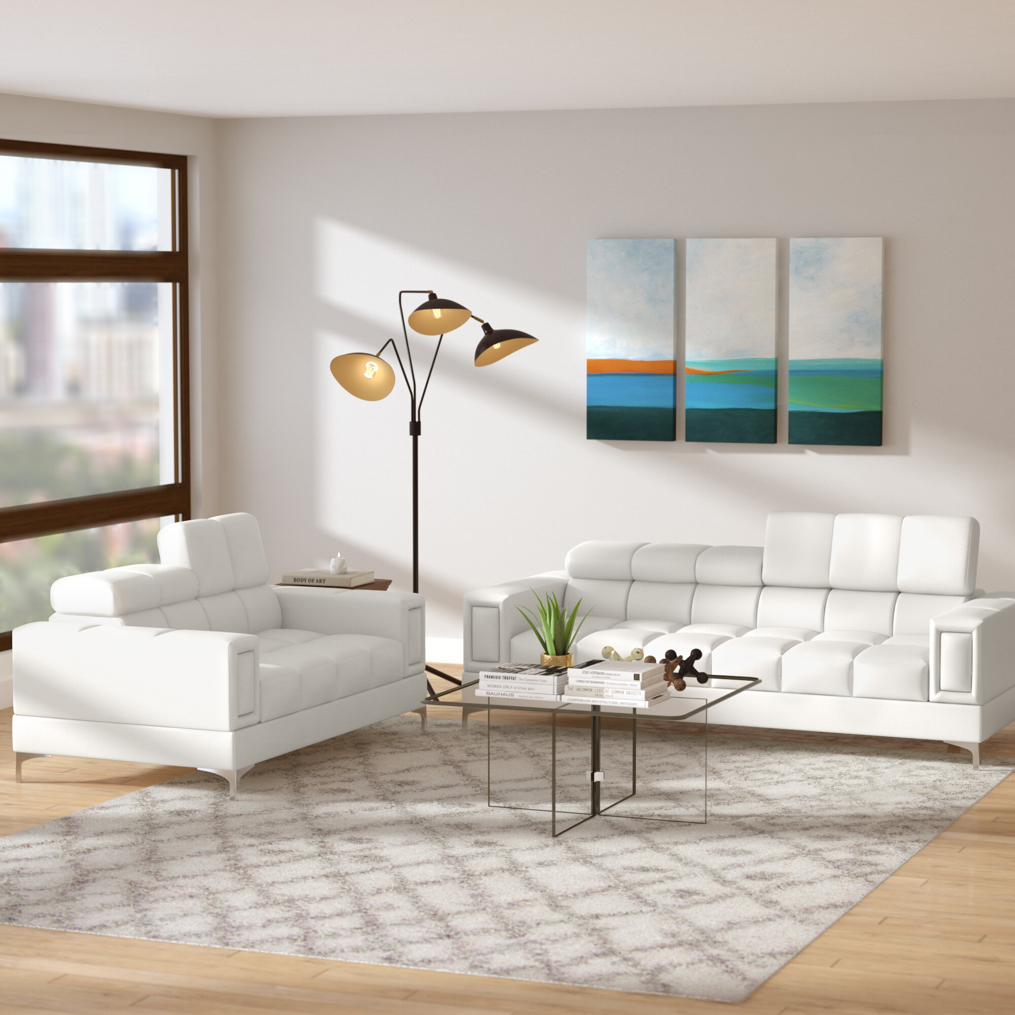 wayfair | white living room sets you'll love in 2023