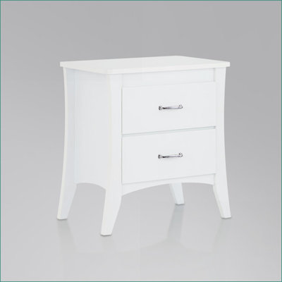 Table basse Babb avec pieds fuselés et amp; 2 tiroirs - Rangement peu encombrant pour le salon