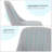 Set of 2/4 Modern Upholstered Dining Chairs, Ergonomic Back Support & 300lbs Capacity with Oak Legs-435648438-435648433