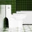 1.28 One Piece Toilet, Water Saving Elongated Pattern, Comfort Height Seat, Soft Closing Lid, 1000 Gram Flushing, Gloss White 003S, Bathroom Floor Mount Toilet , Comfortable Close Mounted