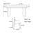 Household simple ash wood oval dining table set-106899392