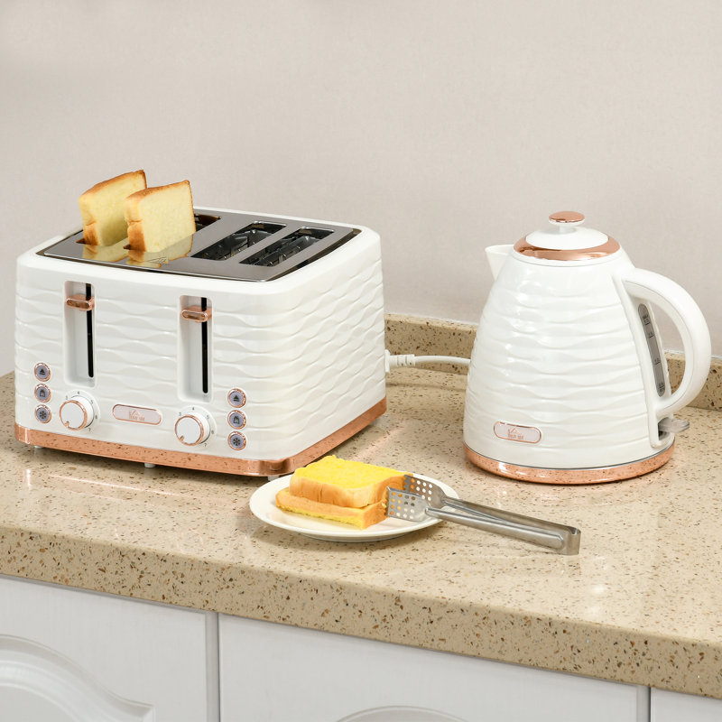 Kettle And Toaster Set, Silver