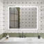 Miroir de salle de bain Eldur Smart LED - Température de couleur 5000K, intensité variable, désembuage, fonction mémoire-140930048-140930295