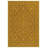 Medina Collection Digital Print Cotton-Polyester Yellow Oriental Rug-1248473866