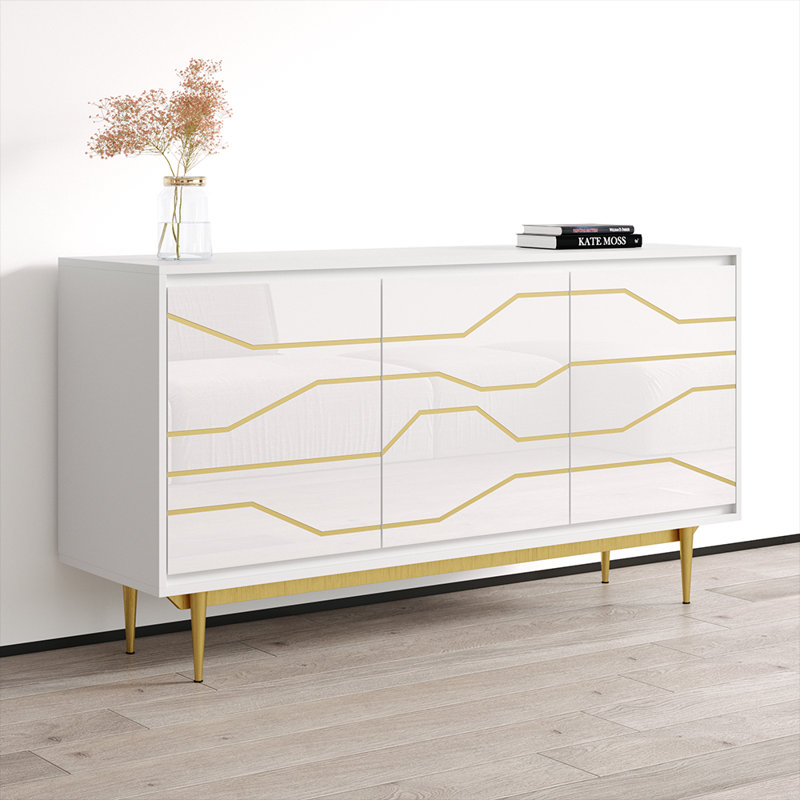 Buffet blanc Maze, Blanc