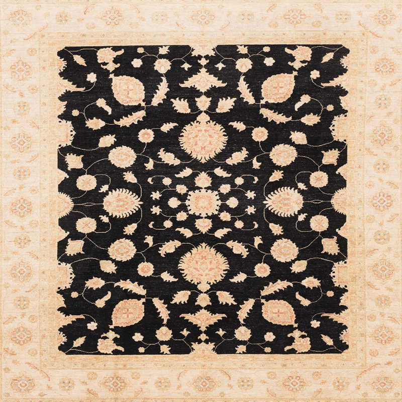 Colzie Abstract Indoor Rug, Square 5'