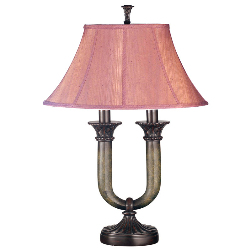 Lampe de table 29 po noir / vert Cypress