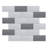 2 in. W x 4 in. L Fireplace Surround Peel and Stick Mosaic Tile