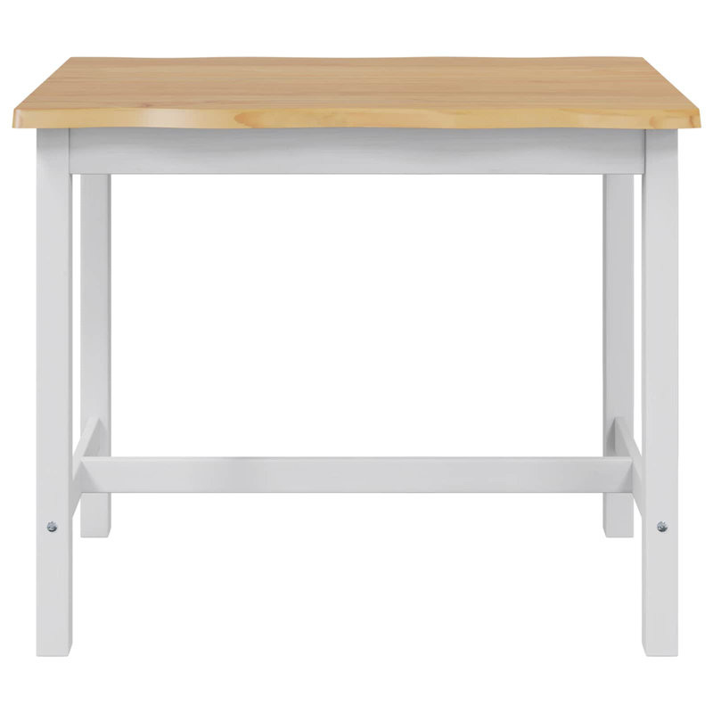 Dining Table, White/Natural