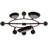 Handforged Oval Metal Handcrafted Oval Chandelier Pot Rack
