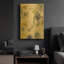 «June Textures B» par Jean Plout, art mural en métal doré, 16 po x 24 po-1591012230