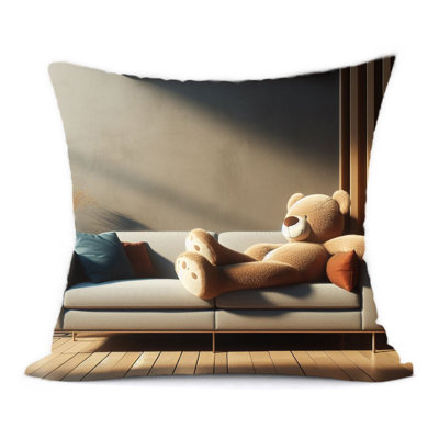Abstract Reversible Throw Pillow