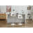 Bar Stools Set of 2 Modern BrownPU Counter Height Barstool, High Padded Swivel Adjustable Barstools with Back for Bar Counter and Kitchen Island-990064895