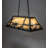 Rustic Lodge 6 - Light Antique Copper Pool Table Lights Pendant