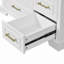 Meuble-lavabo traditionnel 36 po avec lavabo en céramique, armoire de salle de bain avec deux portes à fermeture douce et quatre tiroirs-120330075