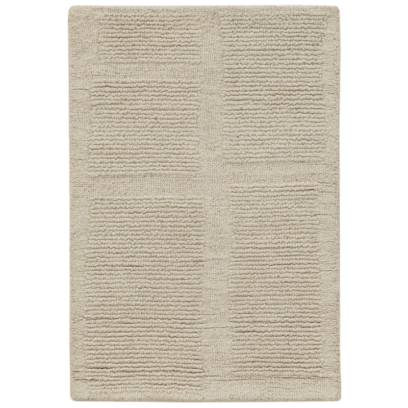 Wander Hand Tufted Wool Indoor Rug, 2'x3', Ivory