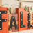 Wooden Pumpkins Lighted Table Decor