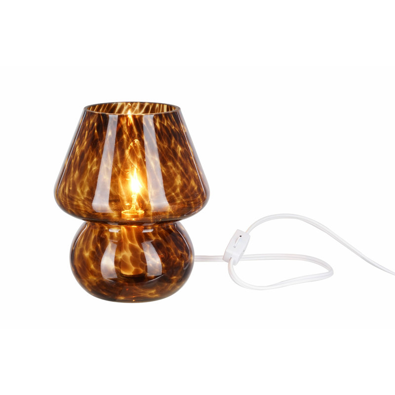 Lampe de table en verre Alumita, Tortue brune, Tortue brune