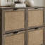Range-chaussures 4 portes, armoire de rangement pour chaussures autoportante moderne