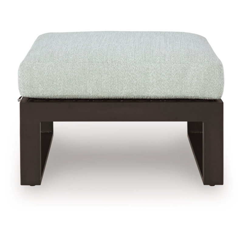 Repose-pieds d'extérieur avec coussin Iovanna