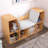 Bookcase with Reading Nook, 6 Shelves-1929508460