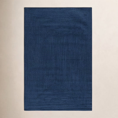 Machine Washable Hand-Woven Braided Rug