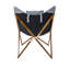 Sipple Folding Camping Chair with Cushion