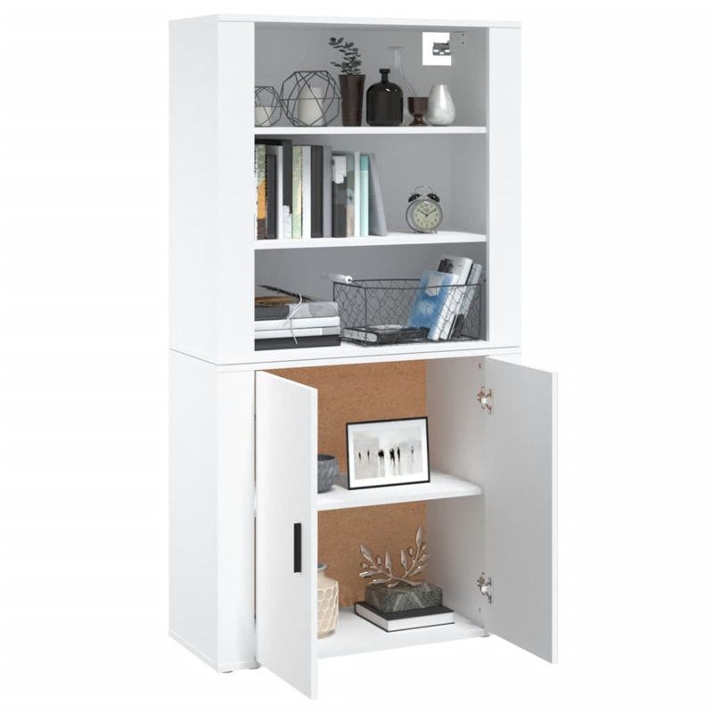150cm H x 80cm W Standard Bookcase, White