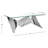 Turner Glass Top Single Coffee Table