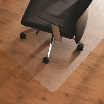 Ultimat® Polycarbonate Corner Workstation Chair Mat for Hard Floor - 48" x 60"