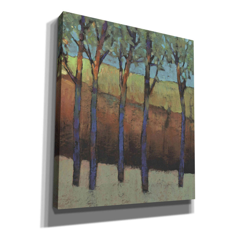 «Glimmer In The Forest I» par Tim O'toole, art mural sur toile, H 30 po x l 26 po x P 1,5 po